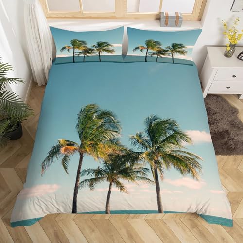 Housse de couette 240x260 microfibre réversible douce 3 pcs - 3