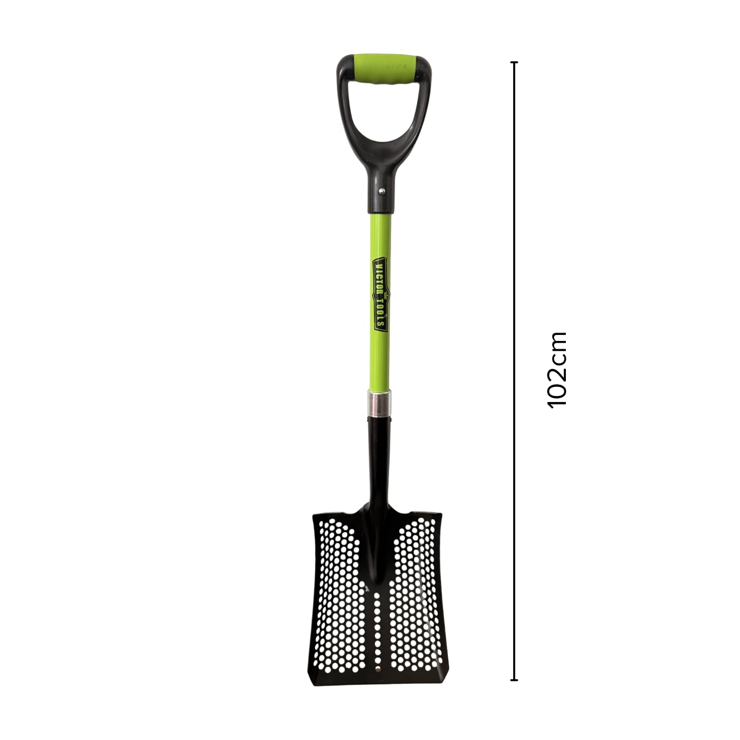 3 PAGEN® Siebschaufel mit gelochtem Schaufelblatt – durchdringt nasse Böden Leichter – ideal zum Sieben von Erde, Misten von Ställen oder zum Ernten – Robustes Material für Langlebigkeit