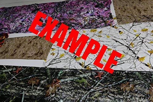 Hydrographic Film 6+ Samples Pack 2M 20' Sq Ft True Timber Camo Flames Skulls Scraps Hydro Graphics Film Dip Kit #TOP1