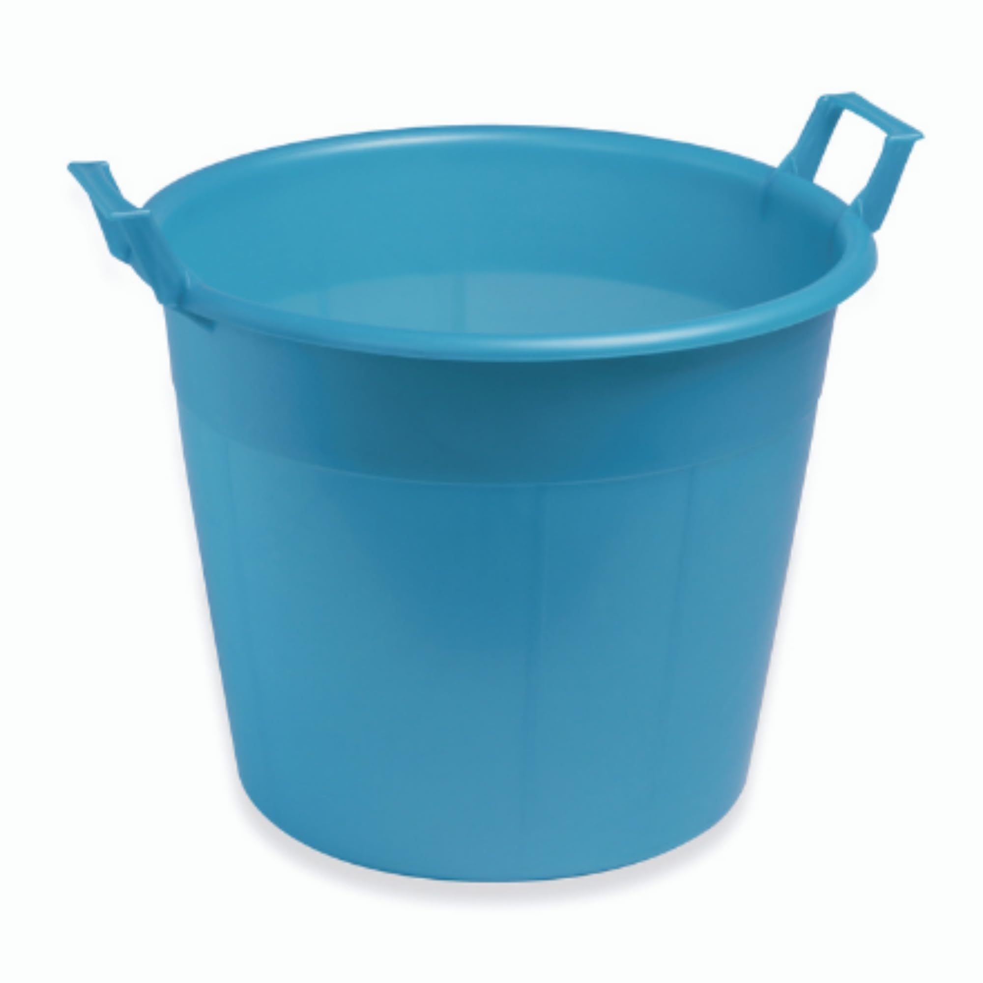 Ecoplast | Mastello in Plastica Grande con Manici 45 Lt, ø42,5x34, Azzurro/Neutro, Made in Italy