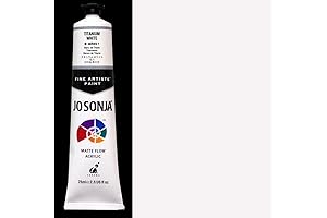 JO SONJA 75ML MATTE FLOW ACRYLIC TITANIUM WHITE