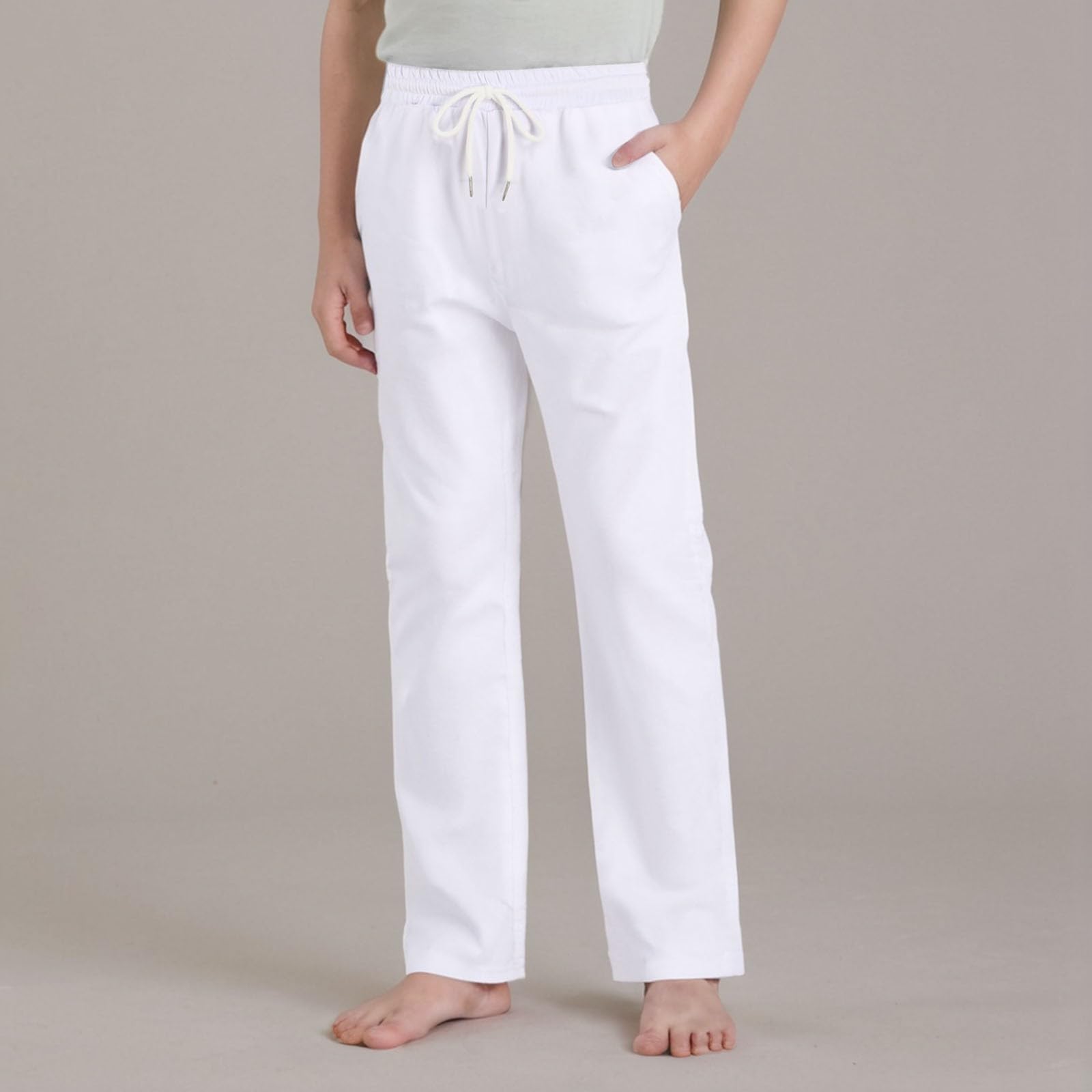 Pantalones de chándal para niños de moda, anchos, cintura elástica, cálidos, pantalones de entrenamiento para adolescentes, otoño, invierno, gimnasio,