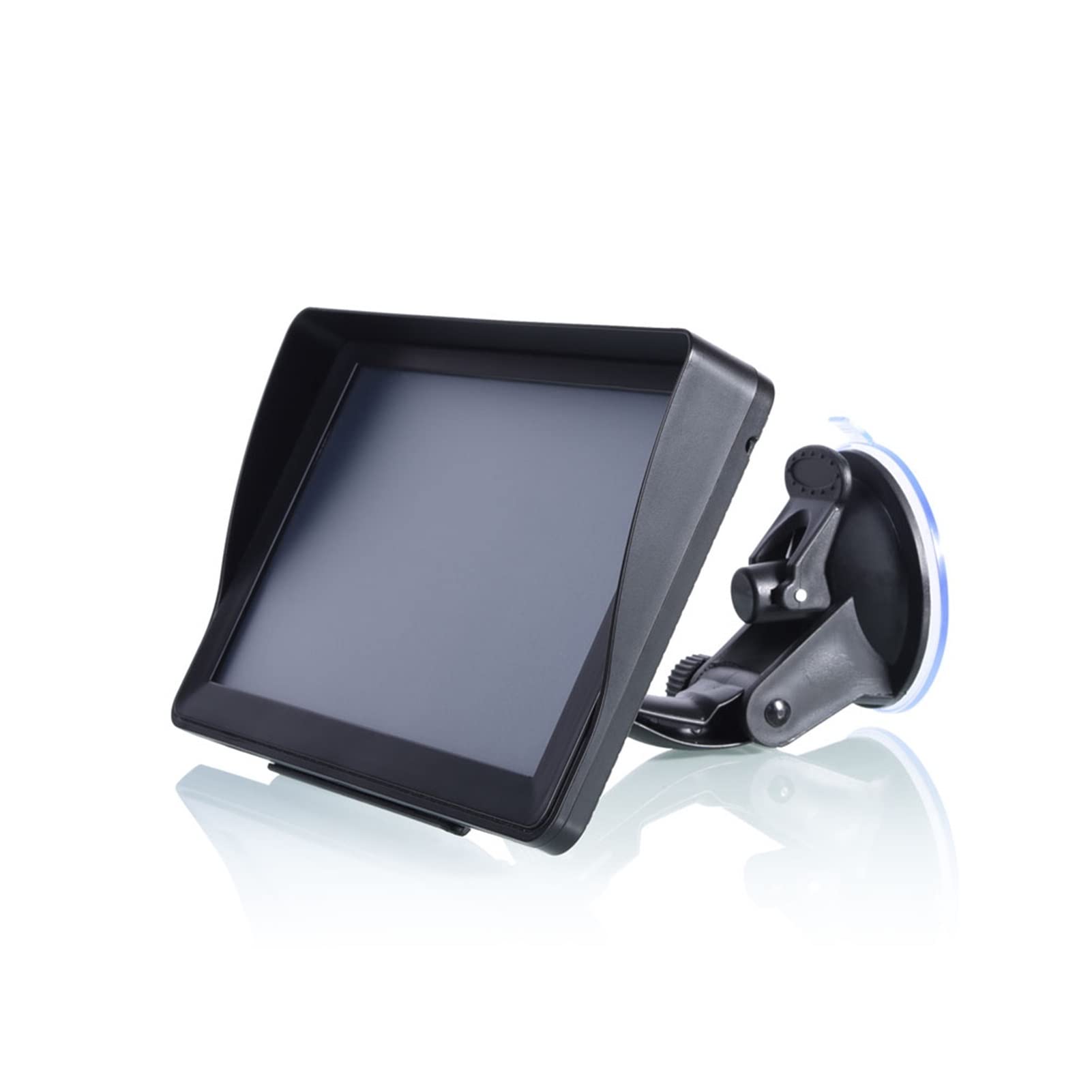 GPS pour Voiture, 7 po Pouces 1 6GB RAM512MB Auto GPS Navigation Sat Na Avisé Bluetooth WiFi FM Émetteur Free Maps + Sunshade(8Gandroid)