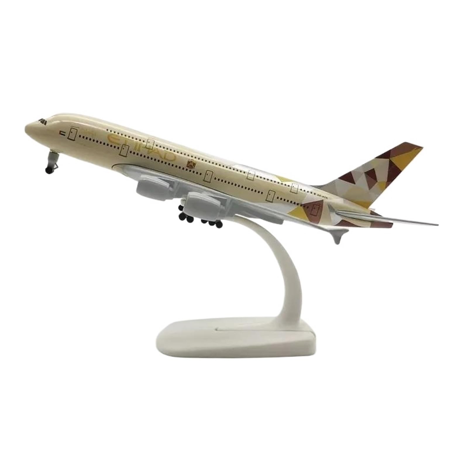 Modelo de avión A380 Airbus de aleación de 20cm coleccionable 8