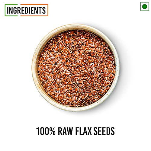 Image of Chef Urbano Flax Seeds 600 Gms Pack of 2 | Alsi Seed | Raw and Natural | Immunity Booster | Rich in Protein and Fiber | Seeds for Eating | Diet Food