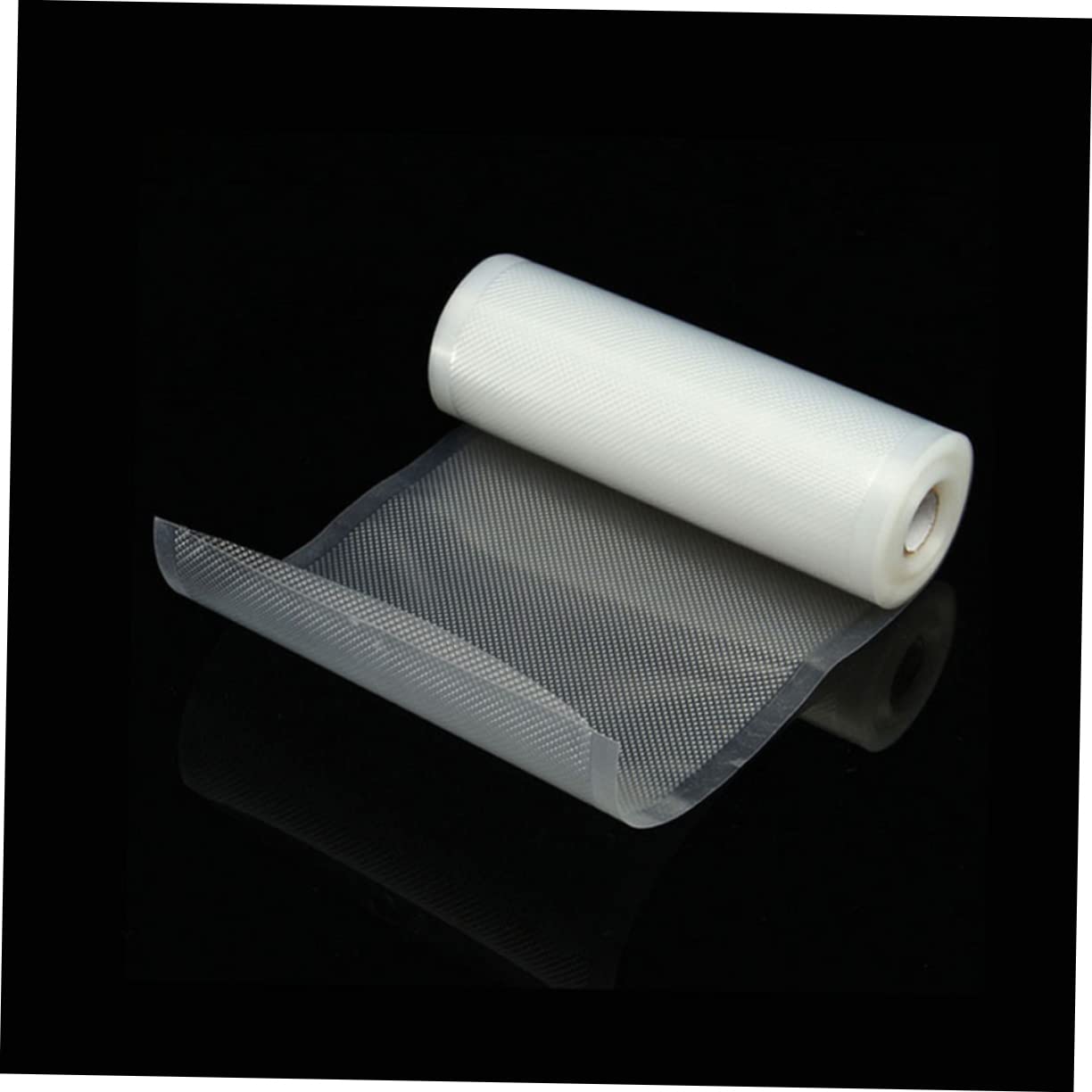 Sacchetti Sottovuoto Goffrati in Rotolo 15x20 Pe Bianco | Conservazione Alimenti, per Piccoli Articoli e Verdure, Monouso per Cucina e Outdoor