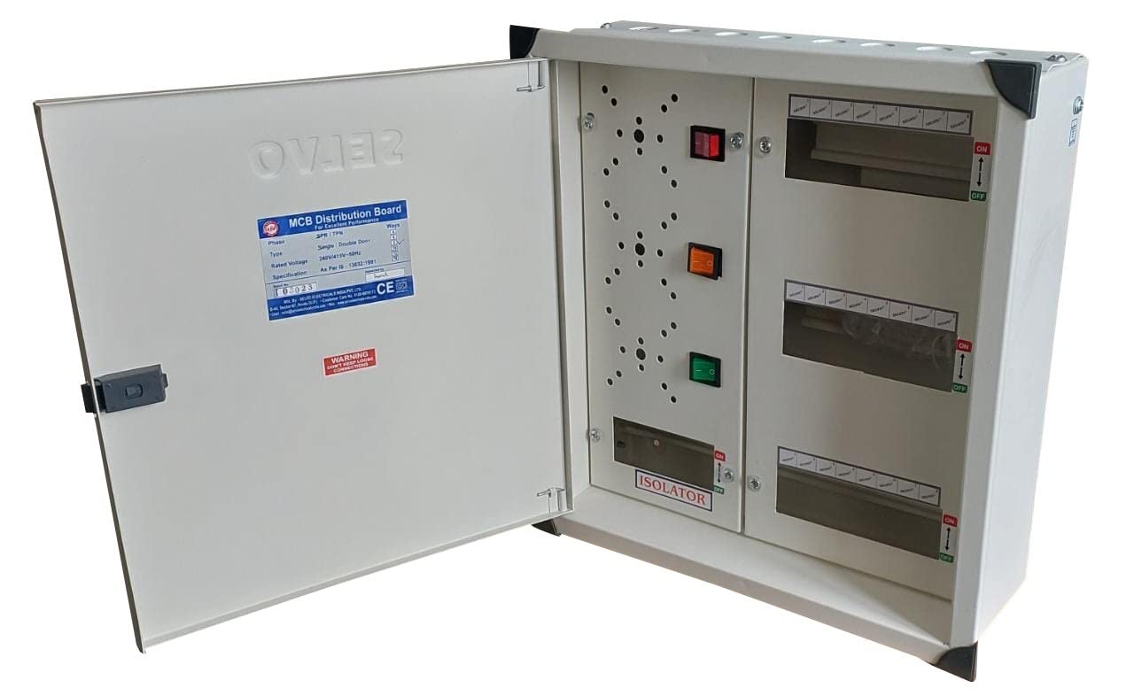 SELVO 8 Ways TPN Phase Selector Distribution Board (Without Rotary Switches Fitted) (B0BYPBTL38) Amazon Price History, Amazon Price Tracker
