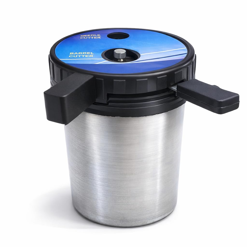 Bos Medicare Surgical® Manual Needle & Syringe Destroyer | Needle Burner & Hub Cutter for Safe Disposal | Stainless Steel Blade | Medical Waste Disposal Device for Clinics, Hospitals & Labs-image-22