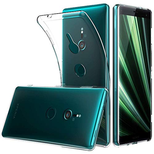 LuluMain Cristal Clair Housse Etui pour Sony Xperia XZ3, Silicone Ultra Mince TPU Gel Souple Cover de Protection Bumper Case pour Sony Xperia XZ3 (6 Pouces) Cover