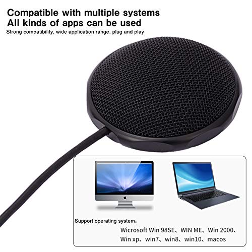 ZHUDAN Konferenz USB-Mikrofon für Meeting Business Computer PC, Laptop, Desktop, Mac & MacBook, Plug & Play, Jsdoin PC… – Bild 4