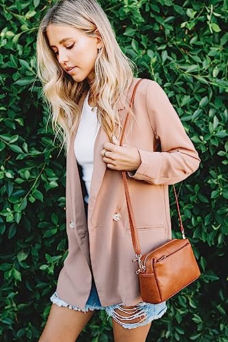 Image of FashionPuzzle Triple Zip Small Crossbody Bag