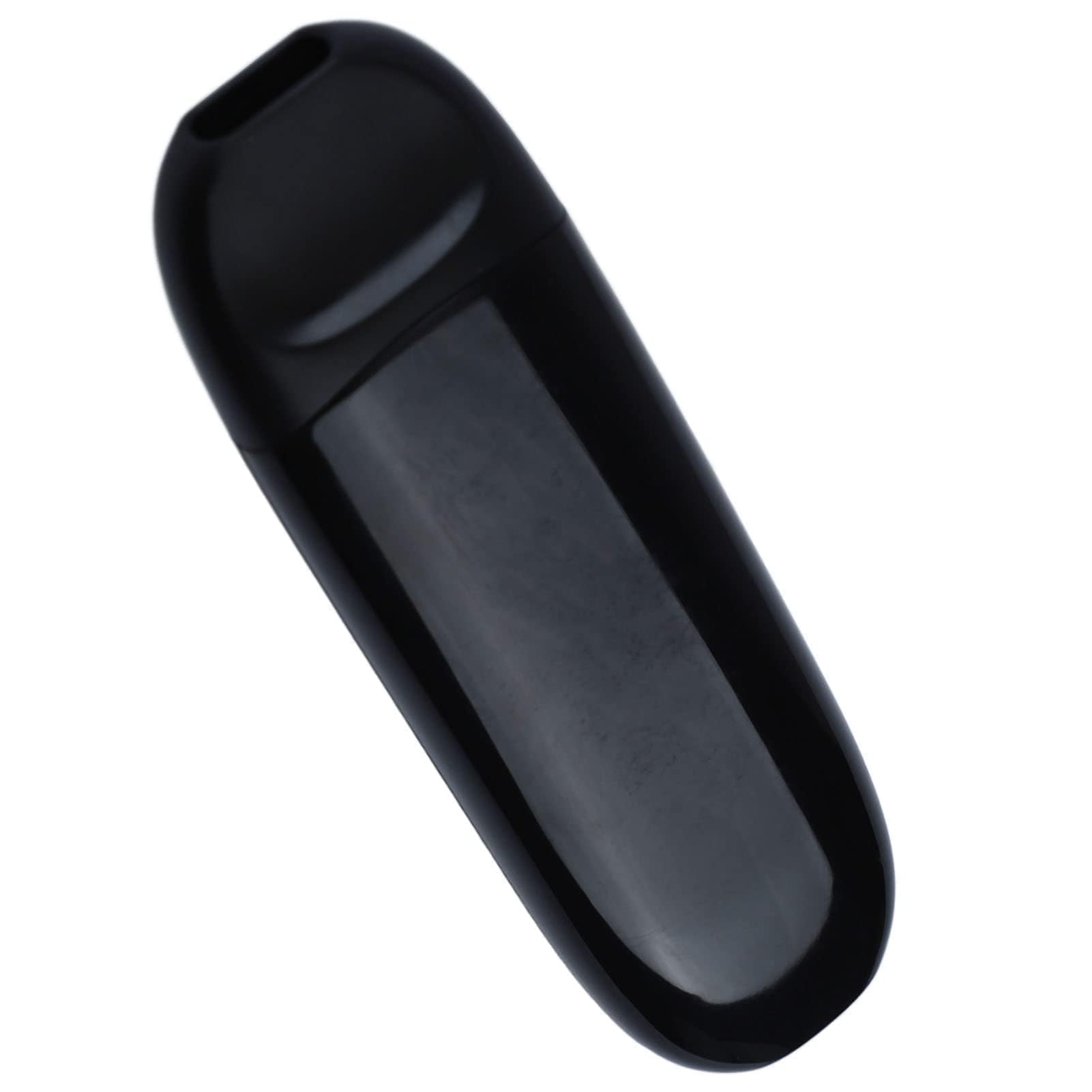 Kazoo Eléctrico, Juego de Kazoo Portátil Pequeño de Resina de Aleación de Aluminio Profesional de 11 Cm con Pastilla para Rendimiento (Negro)