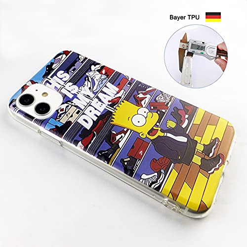 Caseternity Tpu Case Compatible With Iphone 11 6.1 Inch Slim Fit Iphone 11 Bart Simpson This Is My Dream Quote #TOP1