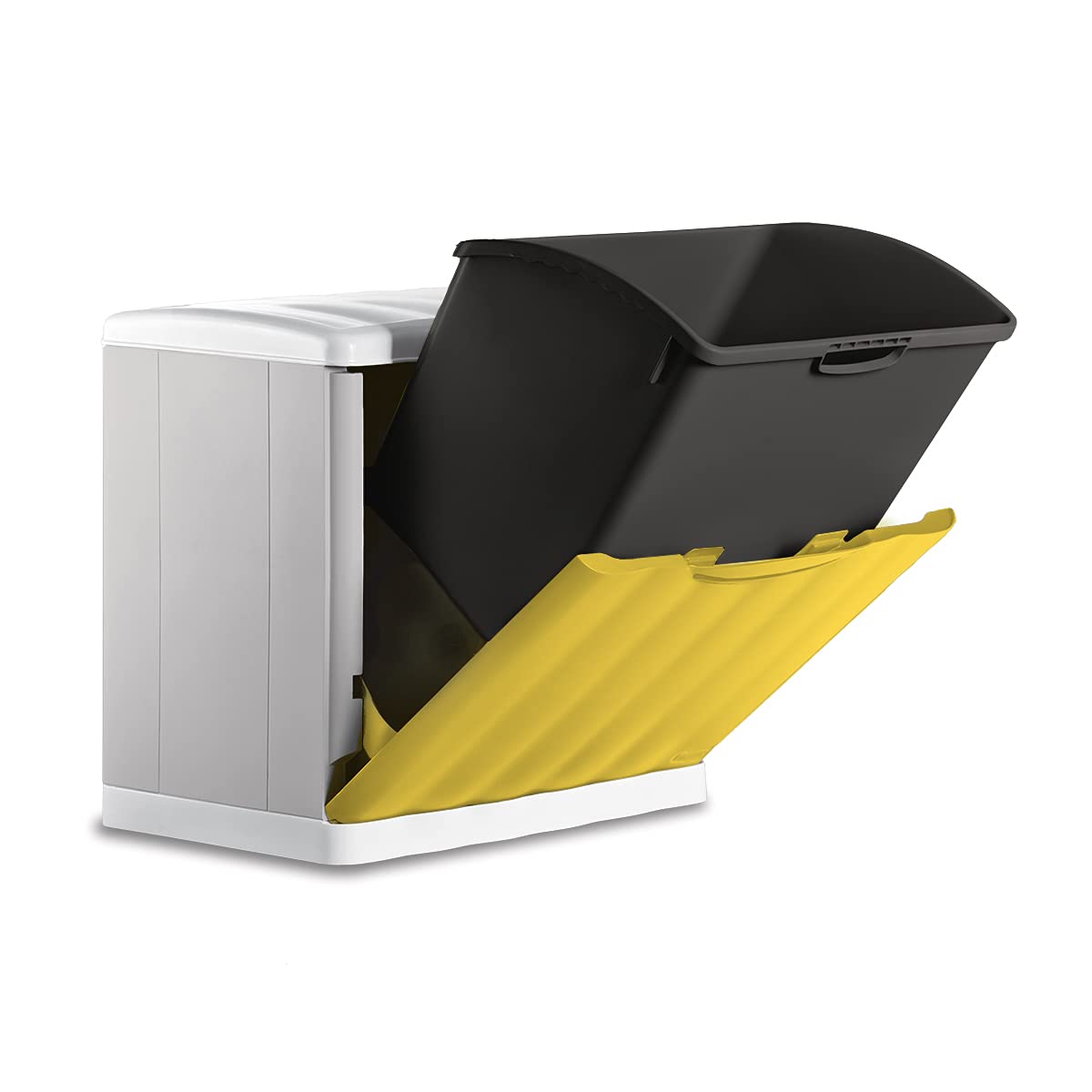 Stefanplast pattumiera amica eco-space 20lt. giallo paglierino
