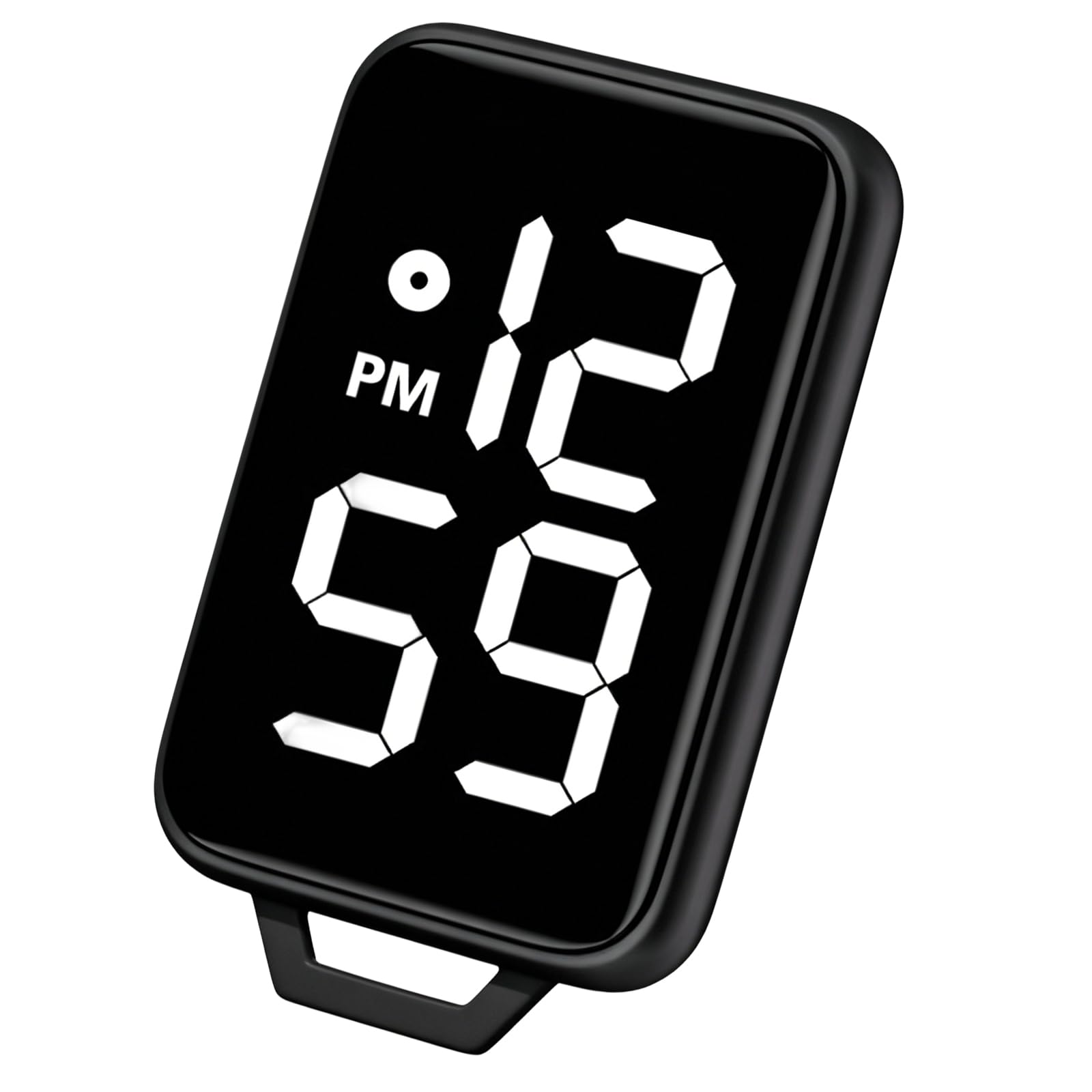 Oxxggkao Digital Keychain Watch with Water Resistance Great for Backpacks and Keyring Touch Digital for Student Fashion Square Keychain