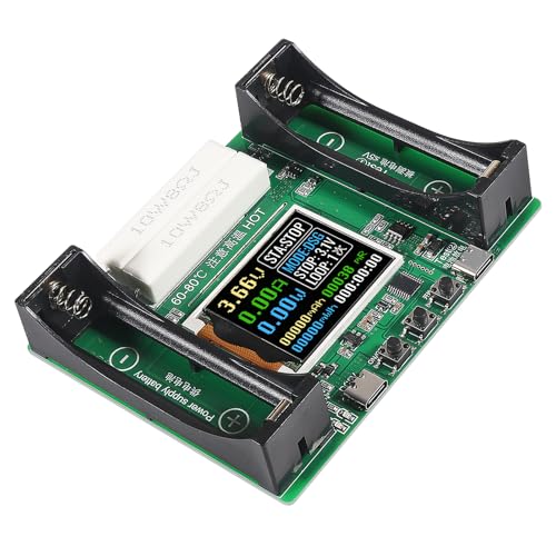 Type-C 18650 Battery Capacity Tester with Digital Display