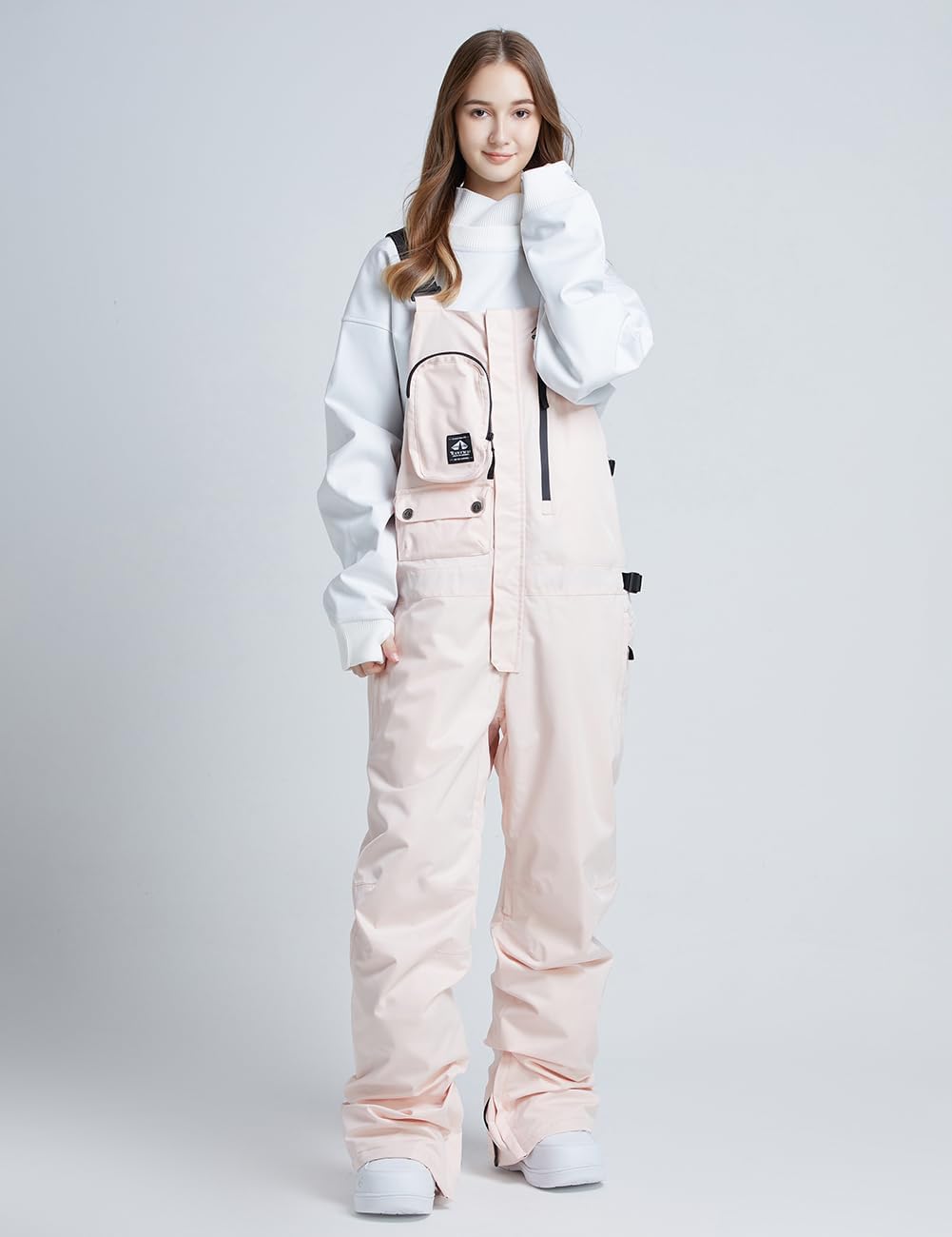 Women Men's Ski Overalls Waterproof Snow Bibs Ski Pants Windproof Insulated Overalls Pants Outdoor Snowboard Pant - Image 2