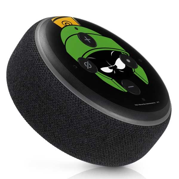 Skinit Decal Audio Skin Compatible with Amazon Echo Dot 3 - Officially Licensed Looney Tunes Marvin The Martian Design