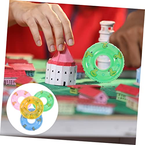 Mini swim rings de natation miniatures rigides et accessoires de photographie