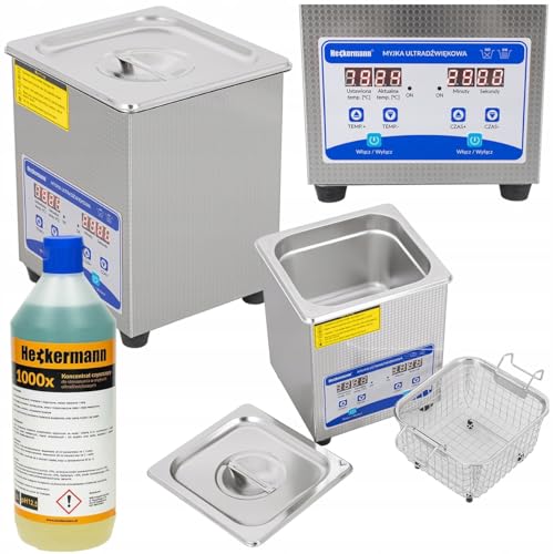 Imagen de LAVADOR ULTRASÓNICO DE BAÑA 2L 160W + CINTA