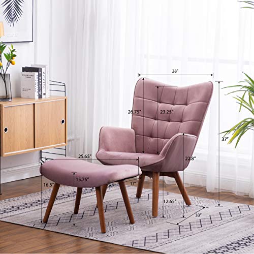 Sillón Plegable Velvet Malva miniatura 3