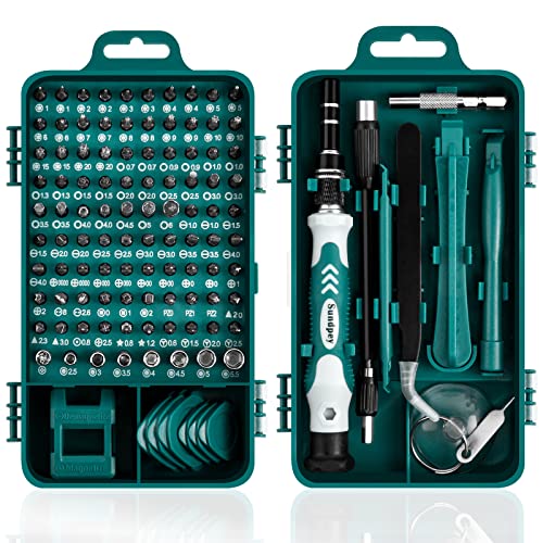 Precision Screwdriver Tool Repair Kit - 115 Piece in 1 Electronics Tool Kit with 98 Bits Small Magnetic Screwdriver Set for Computer Laptop Cell Phone PC MacBook iPhone Watch PS4 DIY Xbox Hand Tools