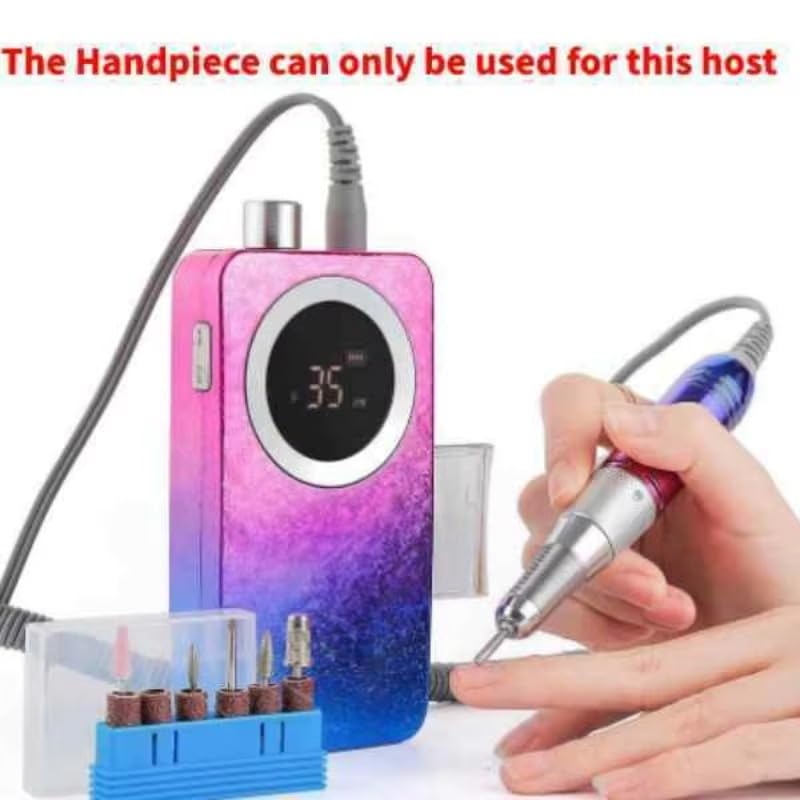 35000RPM 3Pin Drill Handpiece Handle Drill Pen Pedicure Accessories Nail Art Tools Replacement Electric Machine Tool