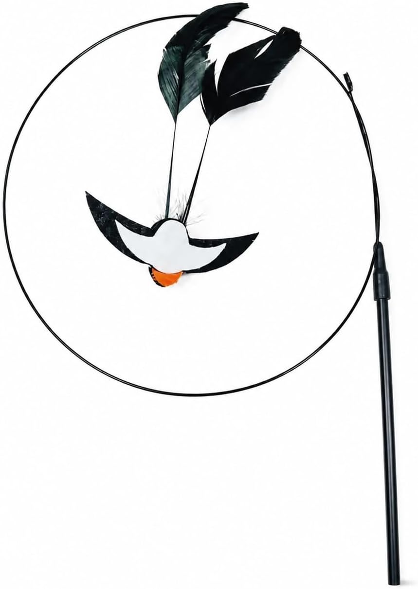 Cat Teaser Toy, Swallow Bird, Bell, Handheld +