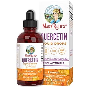 Quercetin | Sugar Free | Liquid Quercetin 500mg Immune Support for Adults & Kids | Inflammation Support Supplement | Immune Defense | Cellular Health | Vegan | Non-GMO | Gluten Free | 4 Fl Oz