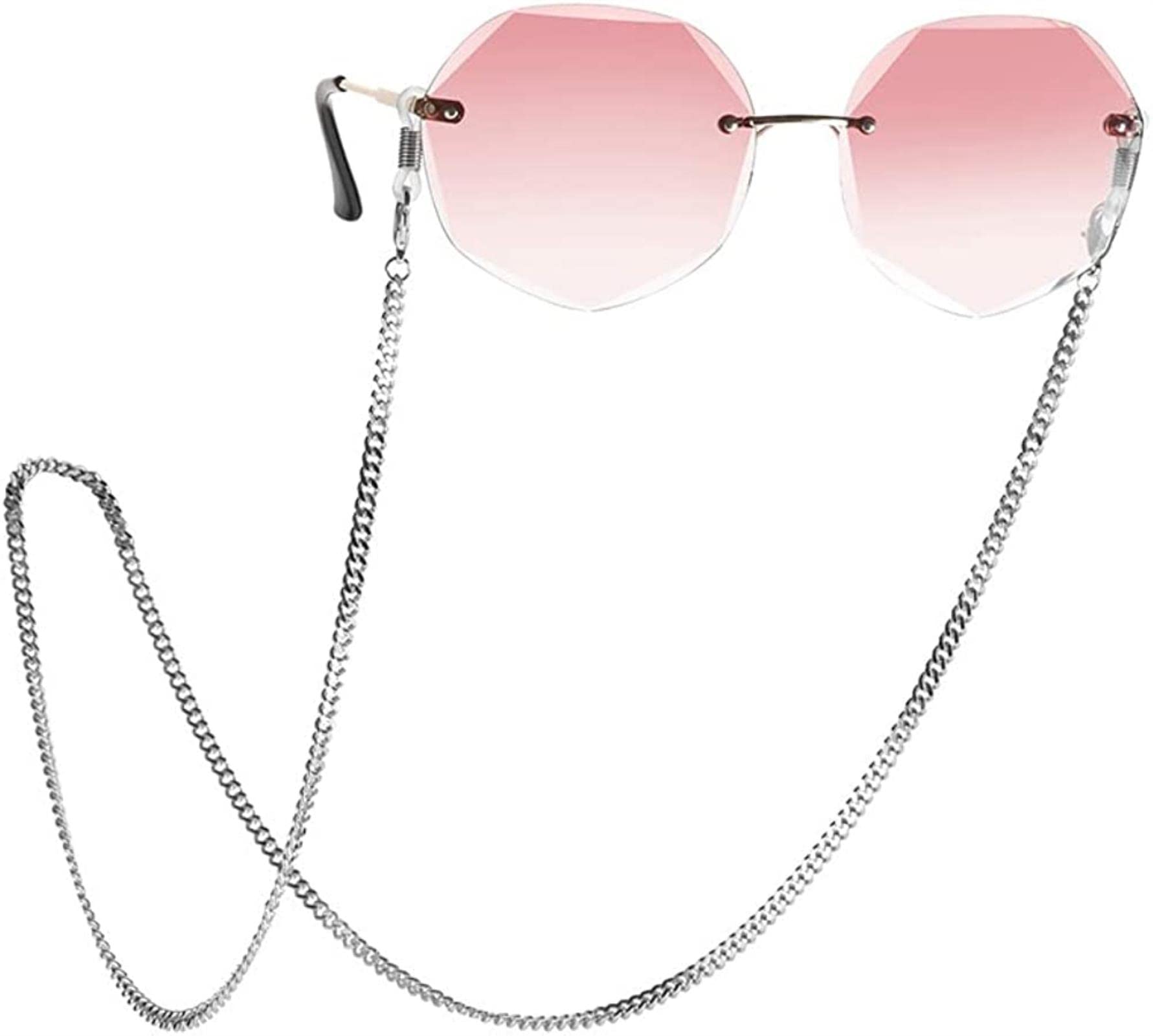 Cadena para Sujetar Gafas de Lectura, cordón para Gafas, Cadena para Gafas Alrededor del Cuello para Mujer