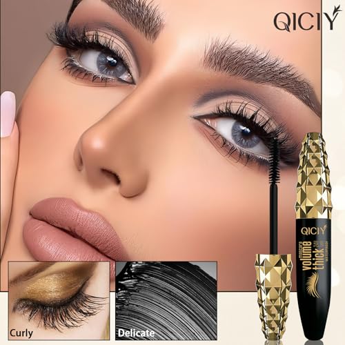 Image of Volumizing Mascara Long-Lasting, Waterproof, Curling & Separating Formula for Dramatic, Natural-Looking Lashes Black