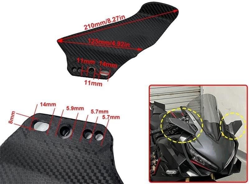 バイク用スポイラー ウィング 用オートバイ固定ウィング 用 カワサキ