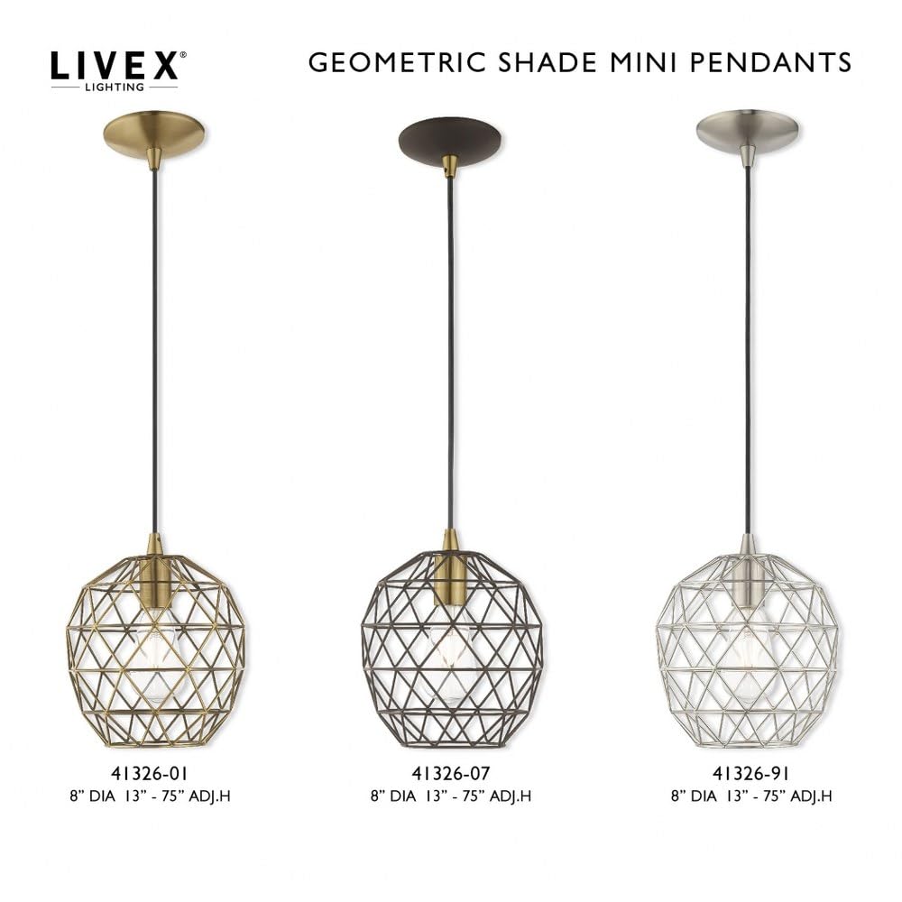Livex Lighting 41326-91 Geometric Shade - 8