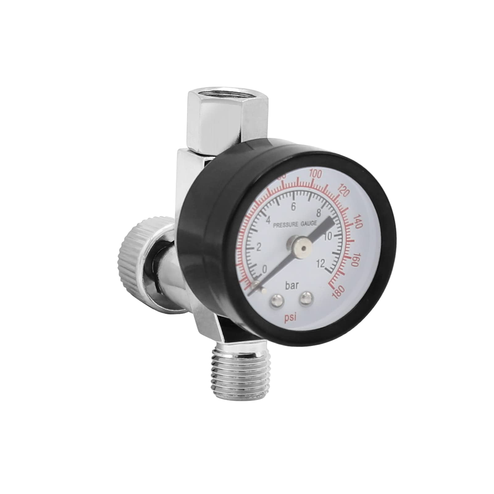 PNTGREEN Air Pressure Regulator 1/4 Inch NPT Air Compressor Regulator for Paint Spray Guns, Compressors, Air Tools, Etc.