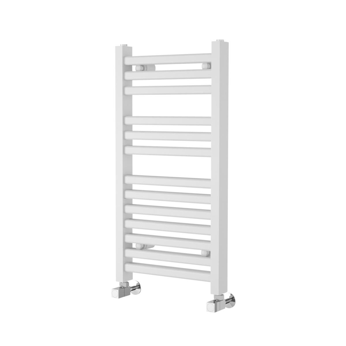 Tango Wall Mounted Double Layer Heated Towel Ladder Rail Bathroom Radiator 800 x 400 – White