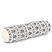 Leewadee Yoga Bolster – utrzymujący kształt rolka na szyję szyjną, tuba do wygodnego czytania, wykonana z ekologicznego kapoka, 50 x 15 x 15 cm, czarny biały
