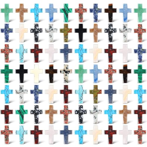 Mini croix de poche en pierre pour retrouver la paix et inspirer la prière