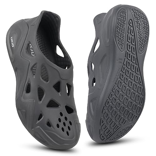 Image of URJO EZY Men's Clogs /Sandals with Adjustable Back Strap Ultra Soft & Flexibility Anti Skid Comfortable Waterproof Daily Mules Clogs /Sandals for Men