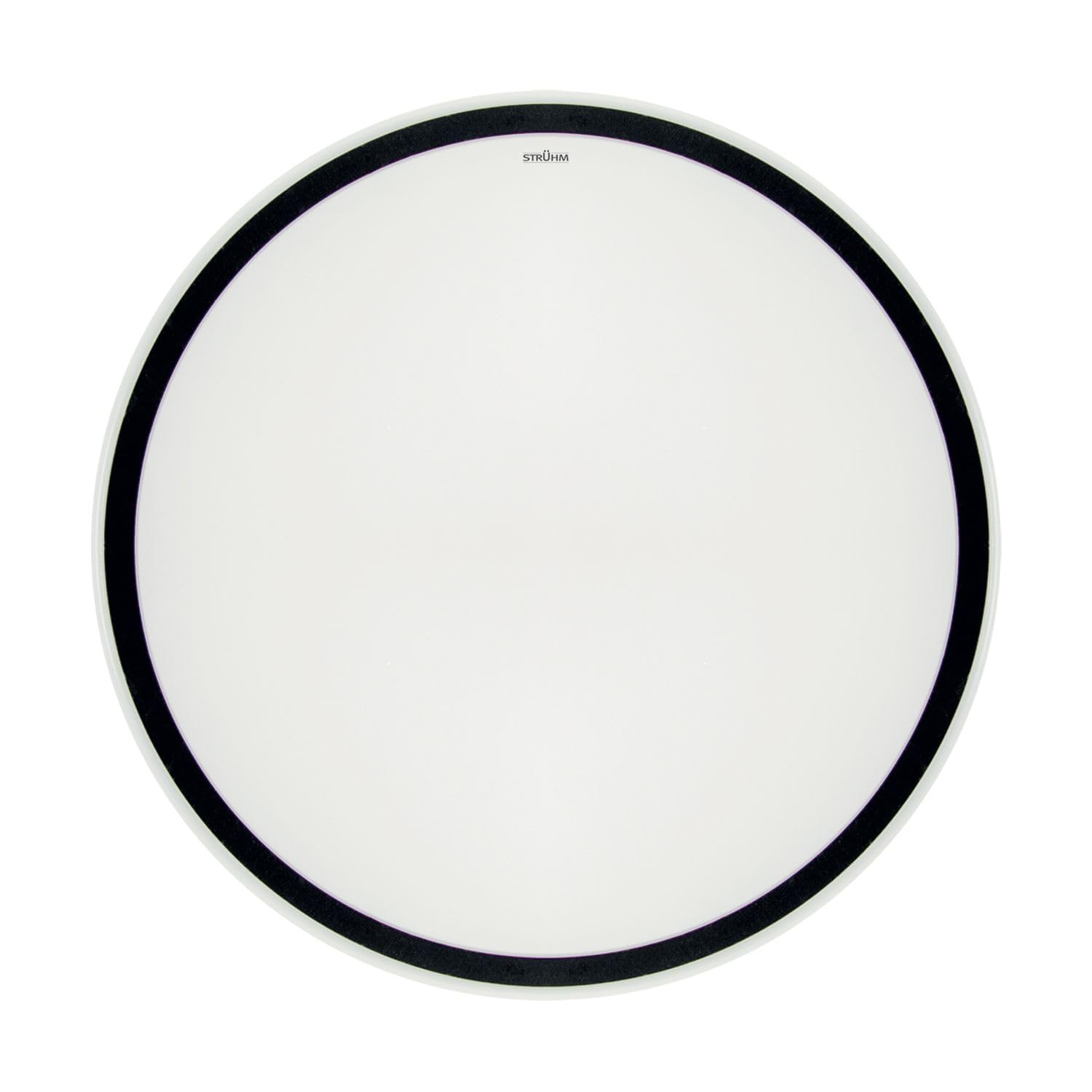 Licht-Erlebnisse LED Deckenleuchte IP44 D: 48 cm rund 4100 K 3160 lm neutralweiß blendarm Schwarz Weiß Deckenlampe Badezimmer Badlampe Decke