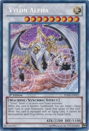 YU-GI-OH! - Vylon Alpha (HA06-EN022) - Hidden Arsenal 6: Omega Xyz - 1st Edition - Secret Rare