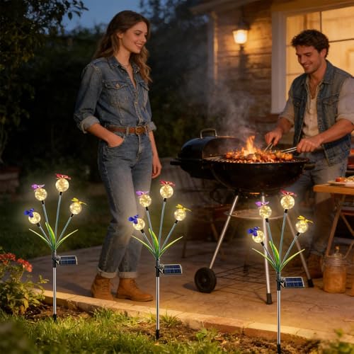 Luces solares inteligentes con sensor para iluminar jardines de forma automática 3