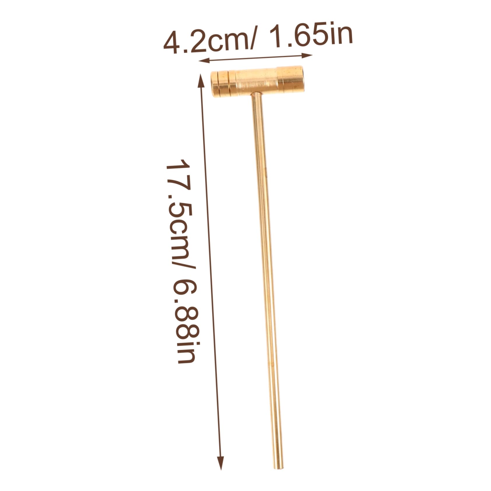 Healeved Mini Watch Repair Hammer Small Jewelry Hammer Tool for Maintenance Brass Mallet Comfort Grip