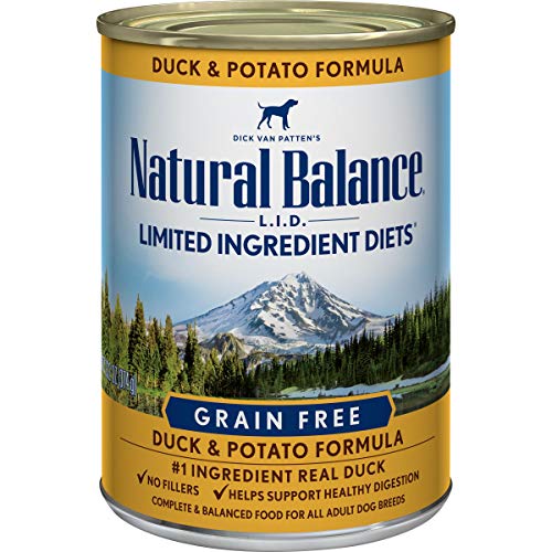Natural Balance L.I.D. Limited Ingredient Diets Wet Dog Food, Duck & Potato Formula