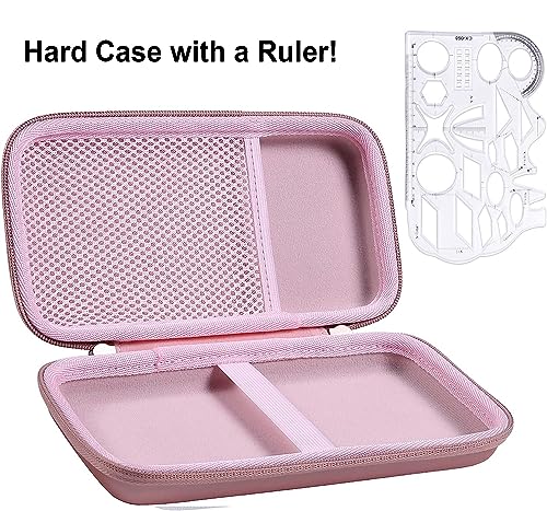 Co2Crea Hard Case Compatible With Texas Instruments Ti-84 Plus Ce/Ti-84 Plus/Ti-Nspire Cx Ii Cas/Ti-Nspire Cx Ii/Ti-83 Plus/Ti-89 Titanium/Ti-86 Color Graphing Calculator, Rose Gold #TOP2