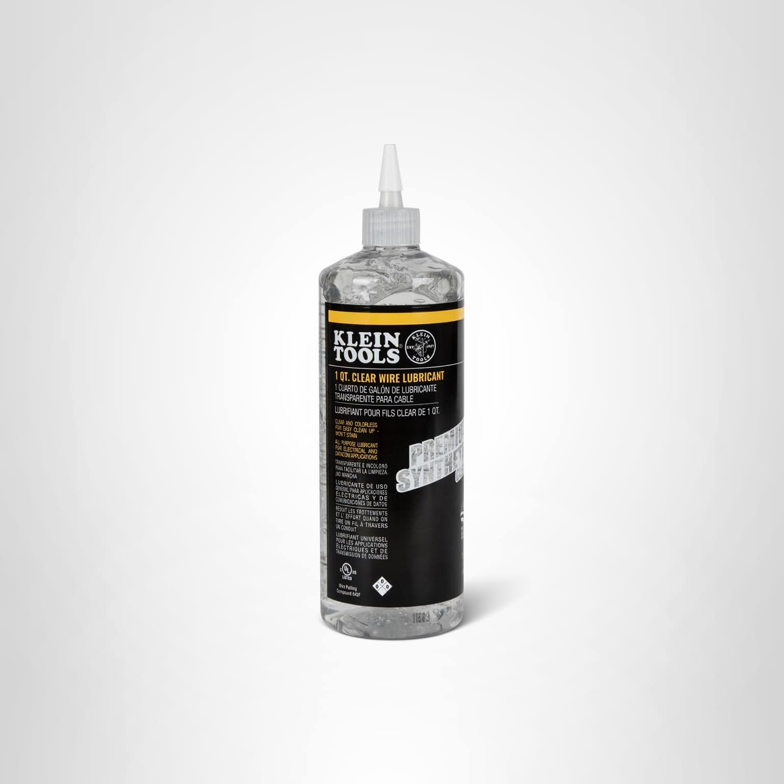 Klein Tools 51028 Clear Lubricant, Made in USA, Premium Synthetic
