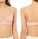 VANEVER Damen Spitze BH Bequeme Frauen BHs Sexy BH mit Bügel Ungepolsterte Cups Atmungsaktiv Nicht Scheuern Damen Unterwäsche, rose, 80B