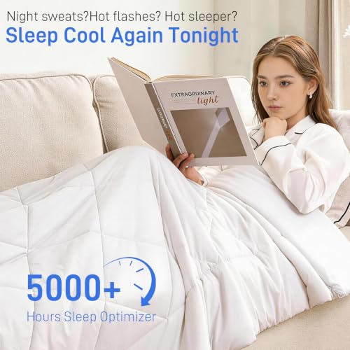 CLD Cooling Comforter King Size, Double-Sided Cooling for Hot Sleepers by CLD COLLECTIONS - Used condition - Image 5