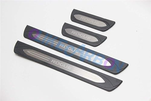 OLIKE Para Nissan Rogue Sport 2017-2020 Estilo de moda de la puerta del coche Umbral de la placa de protecciĂłn de Scuff Protector de Sills Trim OLIKE Para Nissan Rogue Sport 2017-2020 Estilo de moda de la puerta del coche Umbral de la placa de protecciĂłn de Scuff Protector de Sills Trim