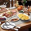 Aazon.co | Keyoxy Stainless Steel Serving Spoons Set, 8pc, 10-Inch, Includes 8 Large Spoons - View #8