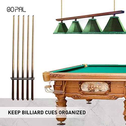 Go Pal Cues Pool Cue Rack Wall Mounted, Pool Stick Holder Billiard Cue Racks, Game Room Accessories, 1-Piece #TOP5